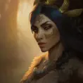 Alluring matte portrait of a beautiful Nidalee in the style of Stefan Kostic, 8k, Highly Detailed, Intricate, Half Body, Realistic, Sharp Focus, Volumetric Lighting, Fantasy, Elegant by WLOP