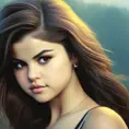 Alluring matte portrait of a beautiful Selena Gomez in the style of Stefan Kostic, 8k, Highly Detailed, Intricate, Half Body, Realistic, Sharp Focus, Volumetric Lighting, Fantasy, Elegant by Stanley Artgerm Lau, Greg Rutkowski