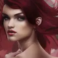 Alluring matte portrait of a beautiful Ruby Rose, 8k, Highly Detailed, Intricate, Half Body, Realistic, Sharp Focus, Volumetric Lighting, Fantasy, Elegant by Alphonse Mucha
