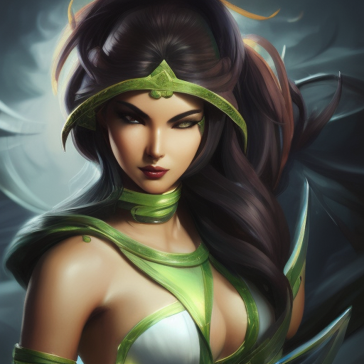 Alluring matte portrait of a beautiful Akali from league of legends in the style of Stefan Kostic, 8k, Highly Detailed, Intricate, Half Body, Realistic, Sharp Focus, Volumetric Lighting, Fantasy, Elegant by Stanley Artgerm Lau, Greg Rutkowski