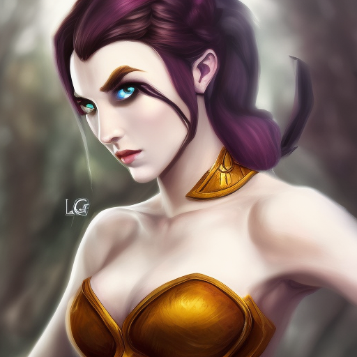 Matte portrait of Diana from League of Legends in dark Elden Ring style, 8k, High Definition, Highly Detailed, Intricate, Half Body, Realistic, Sharp Focus, Fantasy, Elegant