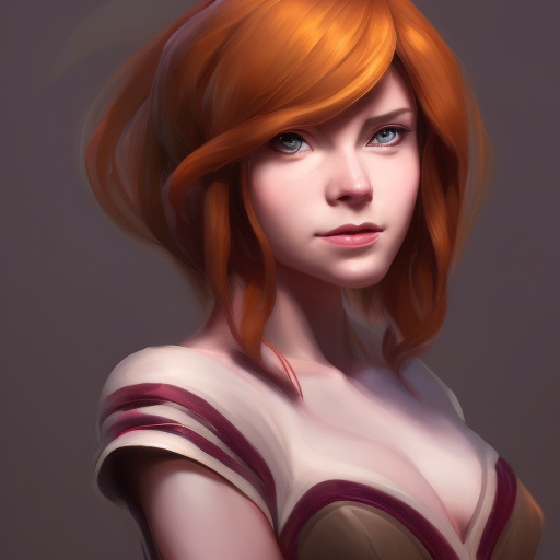 Alluring matte portrait of a beautiful Annie from League of Legends in the style of Stefan Kostic, 8k, High Definition, Highly Detailed, Intricate, Half Body, Realistic, Sharp Focus, Fantasy, Elegant
