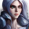 Alluring matte portrait of a beautiful Camille from League of Legends in the style of Stefan Kostic, 8k, High Definition, Highly Detailed, Intricate, Half Body, Realistic, Sharp Focus, Fantasy, Elegant