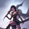 Alluring matte portrait of a beautiful Elise from League of Legends in the style of Stefan Kostic, 8k, High Definition, Highly Detailed, Intricate, Half Body, Realistic, Sharp Focus, Fantasy, Elegant