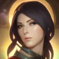 Alluring matte portrait of a beautiful Fiora from League of Legends, 8k, Highly Detailed, Intricate, Half Body, Realistic, Sharp Focus, Volumetric Lighting, Fantasy, Elegant by Alphonse Mucha
