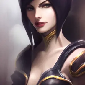 Alluring matte portrait of a beautiful Fiora from League of Legends in the style of Stefan Kostic, 8k, High Definition, Highly Detailed, Intricate, Half Body, Realistic, Sharp Focus, Fantasy, Elegant