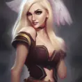 Alluring matte portrait of a beautiful Gwen from League of Legends in the style of Stefan Kostic, 8k, High Definition, Highly Detailed, Intricate, Half Body, Realistic, Sharp Focus, Fantasy, Elegant