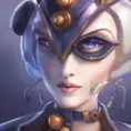 Steampunk portrait of Orianna from League of Legends, Highly Detailed, Intricate, Artstation, Beautiful, Digital Painting, Sharp Focus, Concept Art, Elegant