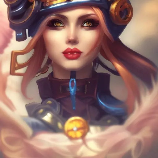 Steampunk portrait of Quinn from League of Legends, Highly Detailed, Intricate, Artstation, Beautiful, Digital Painting, Sharp Focus, Concept Art, Elegant
