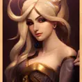 Alluring matte portrait of a beautiful Kalita from League of Legends, 8k, Highly Detailed, Intricate, Half Body, Realistic, Sharp Focus, Volumetric Lighting, Fantasy, Elegant by Alphonse Mucha