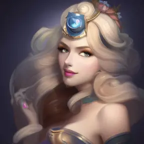 Alluring matte portrait of a beautiful Kalita from League of Legends, 8k, Highly Detailed, Intricate, Half Body, Realistic, Sharp Focus, Volumetric Lighting, Fantasy, Elegant by Alphonse Mucha