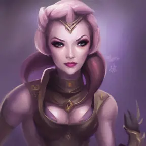 Alluring matte portrait of a beautiful Kalita from League of Legends in the style of Stefan Kostic, 8k, High Definition, Highly Detailed, Intricate, Half Body, Realistic, Sharp Focus, Fantasy, Elegant