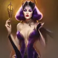 Alluring matte portrait of a beautiful Leblanc from League of Legends in the style of Stefan Kostic, 8k, High Definition, Highly Detailed, Intricate, Half Body, Realistic, Sharp Focus, Fantasy, Elegant
