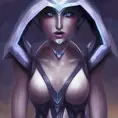 Alluring matte portrait of a beautiful Lissandra from League of Legends in the style of Stefan Kostic, 8k, High Definition, Highly Detailed, Intricate, Half Body, Realistic, Sharp Focus, Fantasy, Elegant