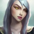 Alluring matte portrait of a beautiful Nilah from League of Legends in the style of Stefan Kostic, 8k, High Definition, Highly Detailed, Intricate, Half Body, Realistic, Sharp Focus, Fantasy, Elegant