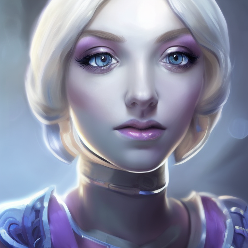 Alluring matte portrait of a beautiful Orianna from League of Legends in the style of Stefan Kostic, 8k, High Definition, Highly Detailed, Intricate, Half Body, Realistic, Sharp Focus, Fantasy, Elegant