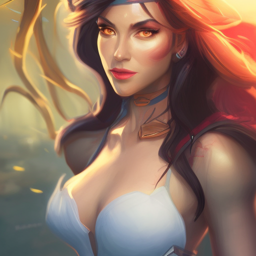 Alluring matte portrait of a beautiful Senna from League of Legends in the style of Stefan Kostic, 8k, High Definition, Highly Detailed, Intricate, Half Body, Realistic, Sharp Focus, Fantasy, Elegant