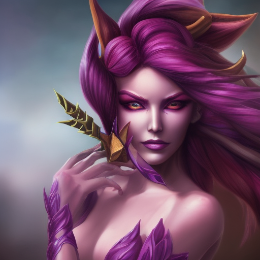 Alluring matte portrait of a beautiful Zyra from League of Legends in the style of Stefan Kostic, 8k, High Definition, Highly Detailed, Intricate, Half Body, Realistic, Sharp Focus, Fantasy, Elegant