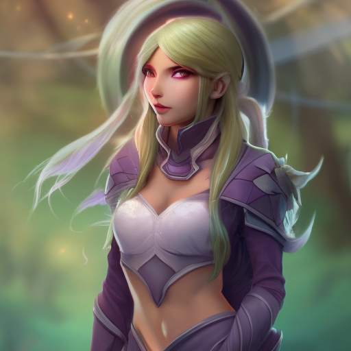 Alluring matte portrait of a beautiful Zeri from League of Legends, 8k, Highly Detailed, Intricate, Half Body, Realistic, Sharp Focus, Volumetric Lighting, Fantasy, Elegant by Alphonse Mucha