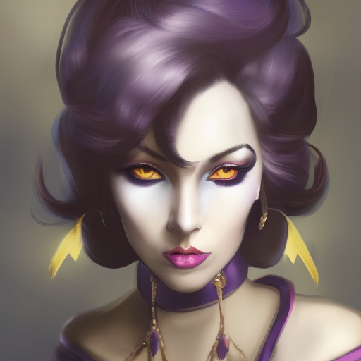 Alluring matte portrait of a beautiful Leblanc from League of Legends in the style of Stefan Kostic, 8k, High Definition, Highly Detailed, Intricate, Half Body, Realistic, Sharp Focus, Fantasy, Elegant