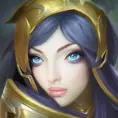 Alluring matte portrait of a beautiful Irelia from League of Legends, 8k, Highly Detailed, Intricate, Half Body, Realistic, Sharp Focus, Volumetric Lighting, Fantasy, Elegant by Alphonse Mucha