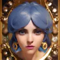 Orianna from League of Legends, 8k, Highly Detailed, Alluring, Photo Realistic, Sharp Focus, Octane Render, Unreal Engine, Volumetric Lighting by Alphonse Mucha