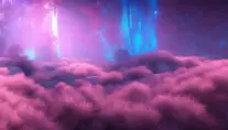 Iridescent opalescent landscape, warm tones, 8k, Award-Winning, Highly Detailed, Beautiful, Octane Render, Unreal Engine, Bioluminiscent, Radiant, Volumetric Lighting by Michal Karcz