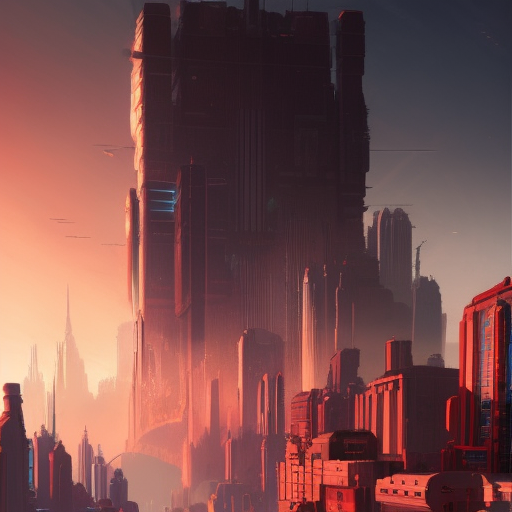 Retrofuturistic city landscape in the style of Beneath a Steel Sky, Atmospheric, Highly Detailed, Intricate, Trending on Artstation, Stunning, Realistic, Unreal Engine, Dynamic Lighting, Radiant, Fantasy by Greg Rutkowski
