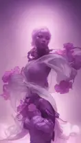 close up purple ghost, 4k, Highly Detailed, Hyper Detailed, Powerful, Artstation, Vintage Illustration, Digital Painting, Sharp Focus, Smooth, Concept Art by Stanley Artgerm Lau, Alphonse Mucha, Greg Rutkowski