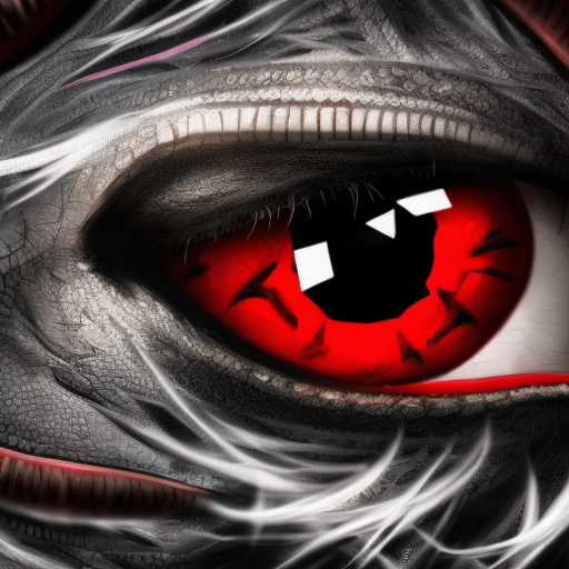 a black dragon with red eyes in 2d, 4k resolution, 8k, HDR, High Definition, High Resolution, Highly Detailed, Hyper Detailed, Ultra Detailed, Closeup of Face, Gothic, Large Eyes, Soft Details, Digital Illustration