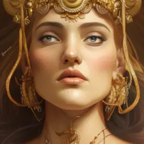 Alluring matte portrait of a beautiful Hera, goddess of marriage in the style of Stefan Kostic, 4k, Highly Detailed, Hyper Detailed, Powerful, Artstation, Vintage Illustration, Digital Painting, Sharp Focus, Smooth, Concept Art by Stanley Artgerm Lau, Alphonse Mucha, Greg Rutkowski