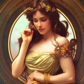 Alluring matte portrait of a beautiful Aphrodite, goddess of love and beauty in the style of Stefan Kostic, 4k, Highly Detailed, Hyper Detailed, Powerful, Artstation, Vintage Illustration, Digital Painting, Sharp Focus, Smooth, Concept Art by Stanley Artgerm Lau, Alphonse Mucha, Greg Rutkowski