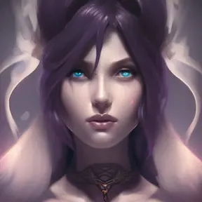 Alluring Matte portrait of Lyx from League of Legends with tattoos, 8k, Highly Detailed, Powerful, Alluring, Artstation, Magical, Digital Painting, Photo Realistic, Sharp Focus, Volumetric Lighting, Concept Art by Stanley Artgerm Lau, Alphonse Mucha, Greg Rutkowski
