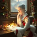 A Christmas Miracle, 8k, Highly Detailed, Magical, Stunning, Photo Realistic, Sharp Focus, Volumetric Lighting, Fantasy by Stanley Artgerm Lau, Alphonse Mucha, Greg Rutkowski
