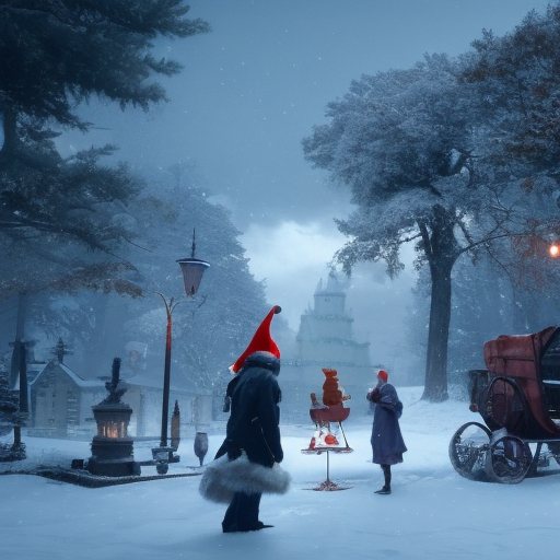 A Christmas Miracle, 8k, Highly Detailed, Magical, Stunning, Photo Realistic, Sharp Focus, Volumetric Lighting, Fantasy by Greg Rutkowski