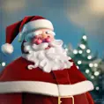 Closeup of a Jolly Santa Claus, 8k, Highly Detailed, Magical, Stunning, Photo Realistic, Sharp Focus, Volumetric Lighting, Fantasy by Stanley Artgerm Lau