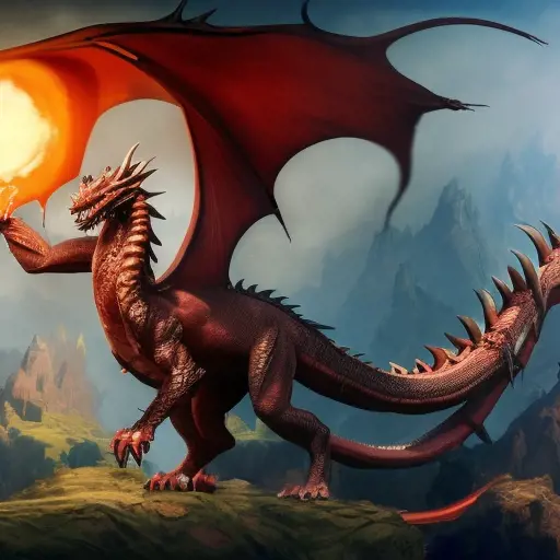 Matte portrait of a fierce dragon in a fantasy world of dragons, 4k, Highly Detailed, Sharp Focus, Octane Render, Volumetric Lighting by Stanley Artgerm Lau, Frank Frazetta, WLOP