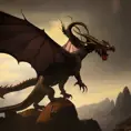 Matte portrait of a fierce dragon in a fantasy world of dragons, 4k, Highly Detailed, Trending on Artstation, Sharp Focus, Volumetric Lighting, Concept Art by Stanley Artgerm Lau, Frank Frazetta, WLOP
