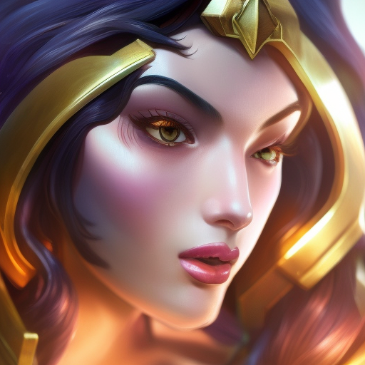 Matte portrait of Sivir from League of Legends, 8k, Highly Detailed, Powerful, Alluring, Artstation, Magical, Digital Painting, Photo Realistic, Sharp Focus, Volumetric Lighting, Concept Art by Alphonse Mucha