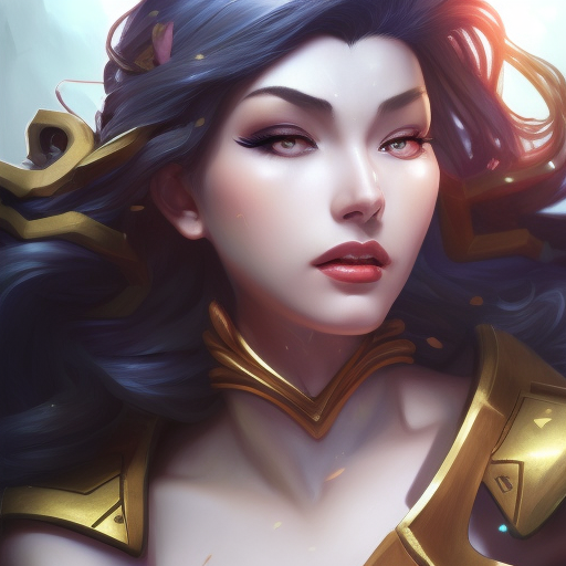 Alluring matte portrait of Sivir from League of Legends with wings, 8k, Highly Detailed, Artstation, Photo Realistic, Sharp Focus, Volumetric Lighting, Concept Art, Fantasy by Stanley Artgerm Lau, Alphonse Mucha, WLOP