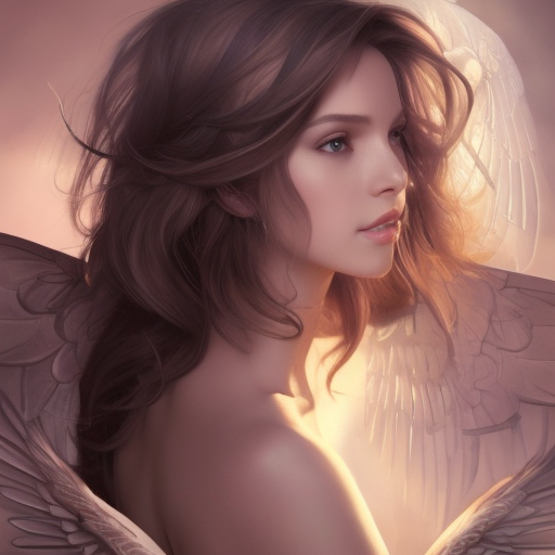 Alluring matte portrait of a beautiful Kayle with wings, 8k, Highly Detailed, Intricate, Half Body, Realistic, Sharp Focus, Volumetric Lighting, Fantasy, Elegant by Stanley Artgerm Lau, Alphonse Mucha, WLOP