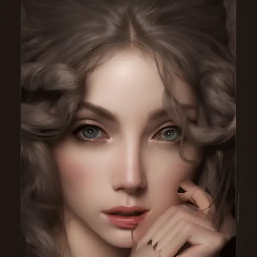 Alluring matte portrait of a beautiful Lillia from League of Legeneds wearing black leather, 8k, Highly Detailed, Intricate, Half Body, Realistic, Sharp Focus, Volumetric Lighting, Fantasy, Elegant by Stanley Artgerm Lau, Alphonse Mucha, WLOP