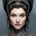 Alluring matte portrait of the beautiful Athena in black leather, 8k, Highly Detailed, Intricate, Realistic, Sharp Focus, Volumetric Lighting, Fantasy, Elegant by Stanley Artgerm Lau, Alphonse Mucha, WLOP