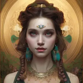 Alluring matte portrait of the beautiful goddess Ker in the style of Stefan Kostic, 8k, Highly Detailed, Intricate, Realistic, Sharp Focus, Volumetric Lighting, Fantasy, Elegant by Stanley Artgerm Lau, Alphonse Mucha, WLOP
