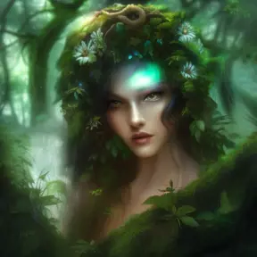 Closeup of a beautiful wraith in a magical forest, 4k, Highly Detailed, Masterpiece, Pretty Face, Digital Illustration, Cinematic Lighting, Realistic, Sharp Focus, Centered, Beautifully Lit, Bioluminescent by Stanley Artgerm Lau