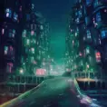 Paranormalpunk city, Highly Detailed, Intricate Artwork, Comic, Photo Realistic, Fantasy by Alena Aenami, Studio Ghibli