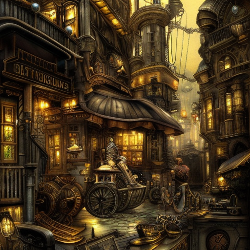Steampunk city, Highly Detailed, Intricate Artwork, Photo Realistic, Fantasy