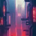 Dystopian cyberpunk Blade Runner 2049 city at night, 8k, Hyper Detailed, Intricate Details, Trending on Artstation, Epic, Comic, Sharp Focus, Deviantart, Beautifully Lit by Alena Aenami