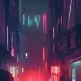 Dystopian cyberpunk Blade Runner 2049 city at night, 8k, Hyper Detailed, Intricate Details, Trending on Artstation, Epic, Comic, Sharp Focus, Deviantart, Beautifully Lit by Alena Aenami