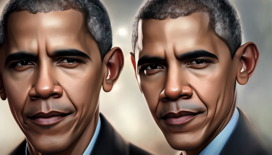 Alluring portrait of a beautiful Barack Obama, 8k, Highly Detailed, Intricate, Full Body, Realistic, Beautifully Lit, Volumetric Lighting, Passionate by Stanley Artgerm Lau, WLOP, Stefan Kostic